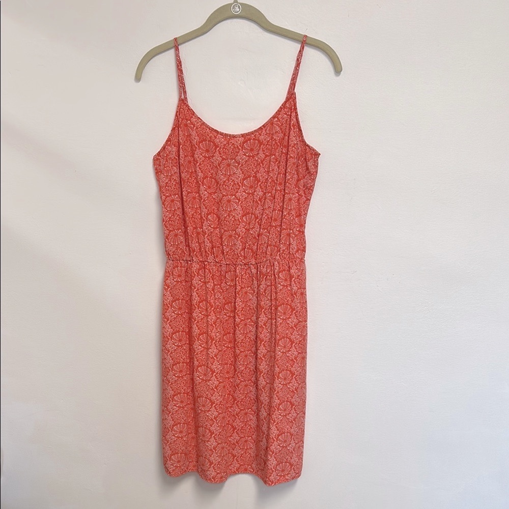 Old Navy Summer Cami Rayon Spaghetti Straps Women’s Size L Coral Mini Sundress